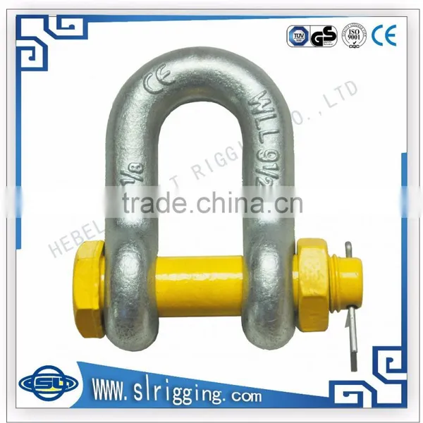 T8 Electric Galvanized Carbon Steel Dee Shackle photo-2
