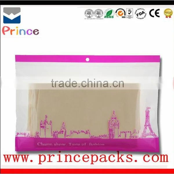 Clear Customed Clothes Plastic Packaging Bag,underwear Bag photo-6