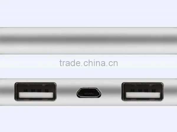 Trusda Custom Li-polymer 5000mAh Power Bank Dual Port Mobile Phone Charger With 4 LED Indicators photo-3