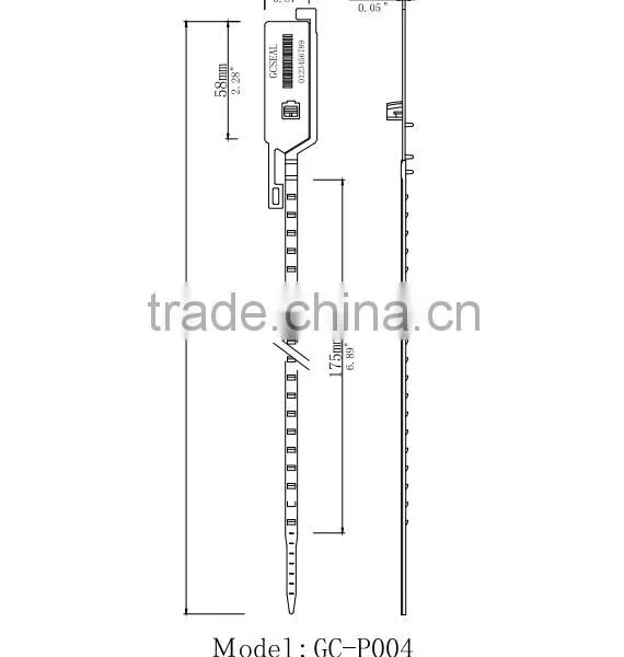 GC-P004 Toothed Plastic Security Seal photo-3