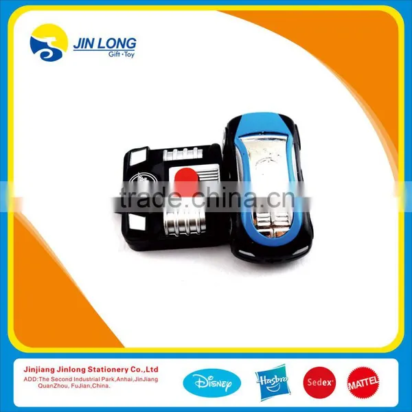 Plastic pull back car launcher toys