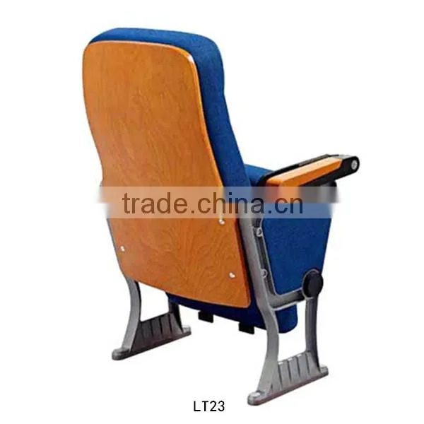 Auditorium Furniture Cheap Folding Chairs With Writing Pad Lecture Chair on Sale LT23 photo-2