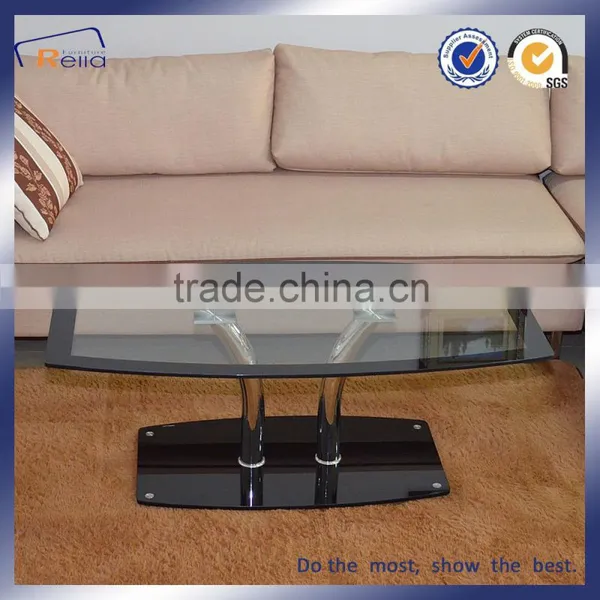 Living Room Furniture Glass Cafe Furniture , Coffee Table Design CT-1562B photo-4