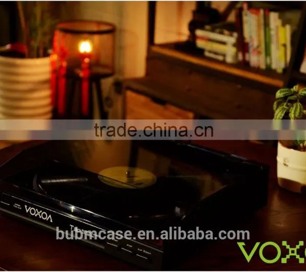 VOXOA T30 Full-Auto Belt-drive Turntable Player, Modern Phonograph, USB Record Player photo-5