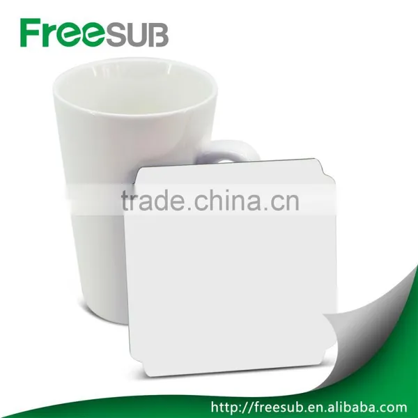 China Supplier Wholesale Heat Transfer Sublimation MDF Blank Cork Coaster photo-2