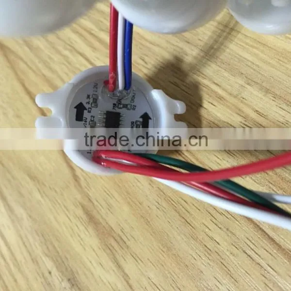Round 30mm Led Piont Light 12V 24V Digital RGB LED Pixel WS2801 WS2811 LED String Lights photo-4