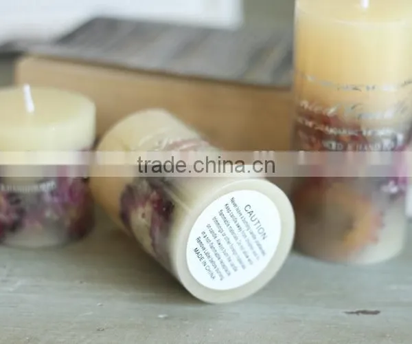 OEM Gift Scented White Pillar Candle photo-4