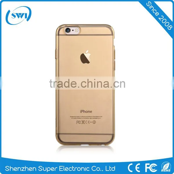 Super Slim And Light Transparent Clear Back Soft TPU Cases Cover For Iphone 6 6S 6 Plus photo-4