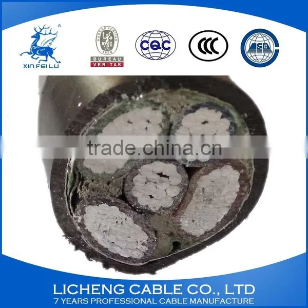 3*150+2*70mm2- Aluminum 5 Core China Cable Manufacturer XLPE Insulated PVC Sheathed Construction Power Cable-YJLV photo-3