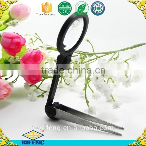 Insect Magnifying Viewer&promotion Products &portable Magnifier With Tweezer photo-2