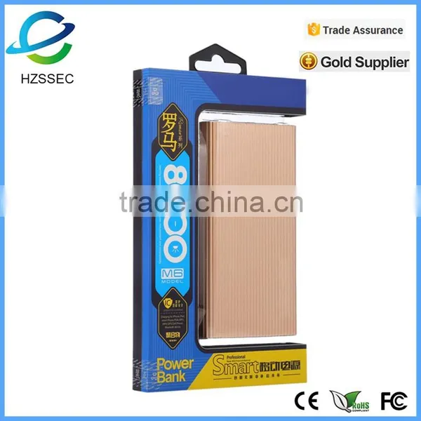 Smartphone Battery Charger Portable Mobile Power Bank 8000mah Mobile Power Bank photo-6
