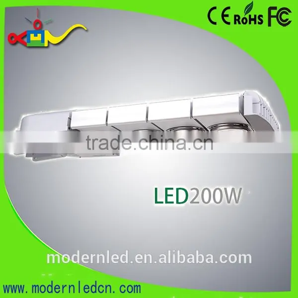 Meanwell Driver 200w 4 Module Cob Led Street Light photo-5