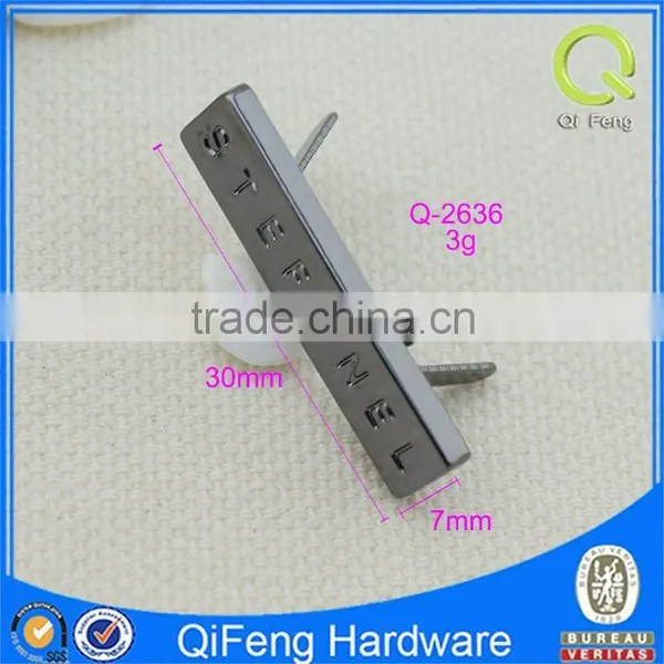 Q-2636 Round Metal Label Thin Hot Sale Logo Plate photo-2