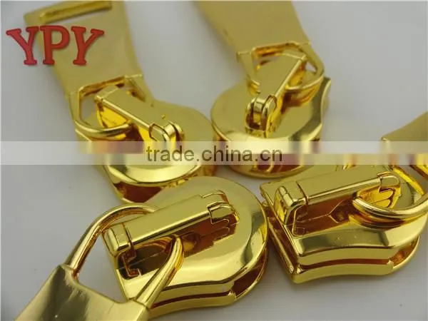 High Quality 15# Customized Gold Metal Zipper Slider photo-4