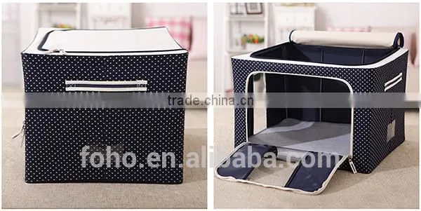 Fabric Storage Bags Wholesale Custom Collapsible Storage Box Zipper Storage Bag for Toys photo-2