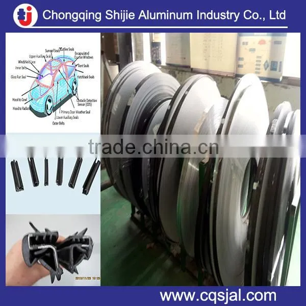 3105 5754 0.2~1.2mm Aluminum Strip for Adhere ABS PVC TPE PP EPDM Used for Car Weather Strip