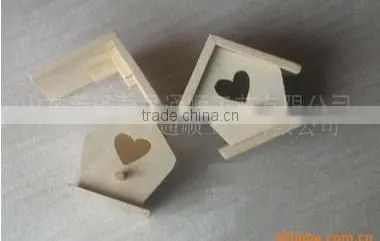 Removable Wooden Bird House Toy