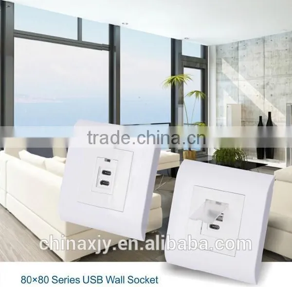 13 amp switched socket USB wall socket