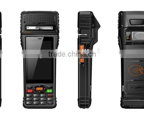 Wireless Qualcomm 8625Q Quad Core 3G Android Portable Smart Pos Terminal
