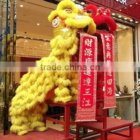 LWL011 Yellow High Quality Chinese Style New Year Costume for Sale photo-2