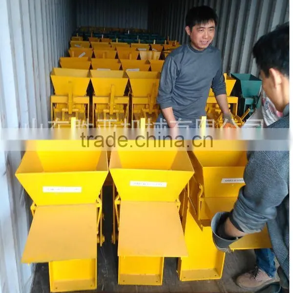 Hot-selling Product in Nigeria Small Scale Manual Clay Brick Making Machine,interlocking Brick Machine photo-3