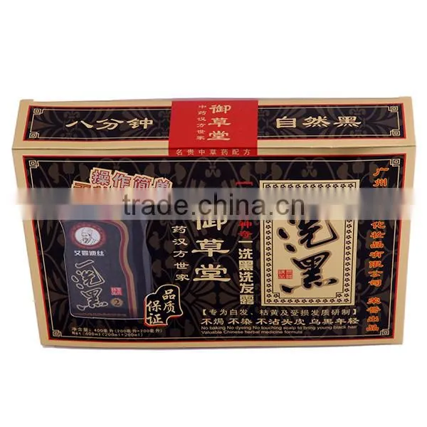 Private Label Men Hair Black Color Shampoo/ Cream Form Hair Dye Comb/Herbal Ingredient Black Hair Shampoo photo-5