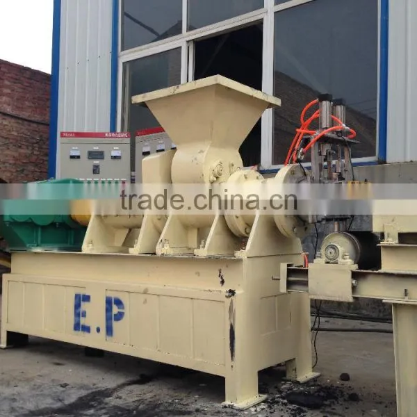 Environmental Charcoal Briquette Extruder Making Machine With Automatic Cutter photo-2