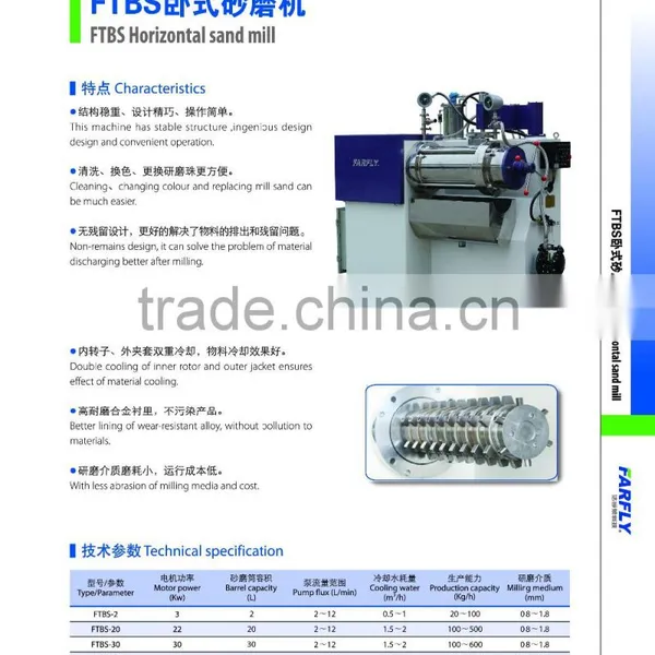 FTBS Grinder,horizontal Sand Mill photo-3