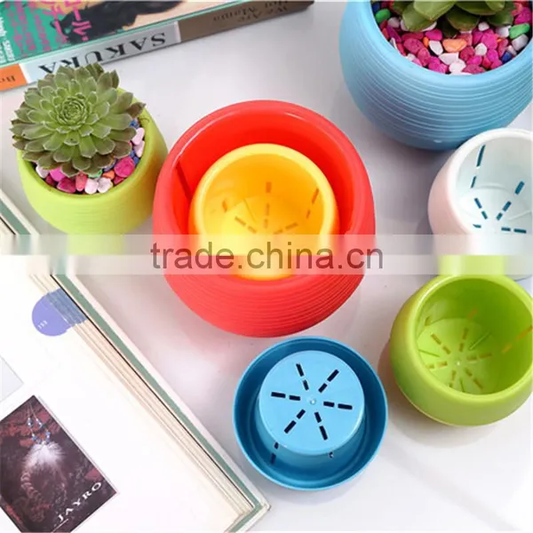 Zakka Plastic Injection Round Flower Pot photo-4