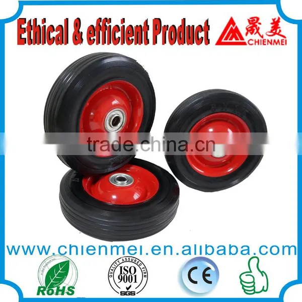 High Quality 6"X1.5 Solid Rubber Wheel/Metal Rim Wheel/Pneumatic Wheels/Ruled Wheel photo-5