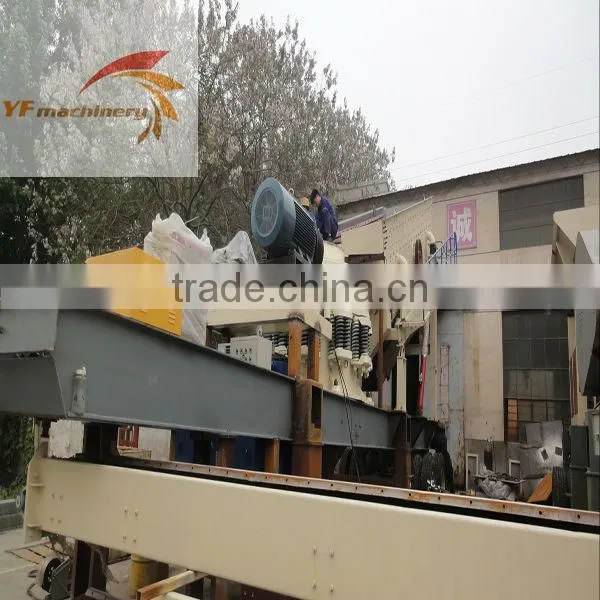 20 Ton per Hour Capacity Mobile Crusher Station With Diesel Engine for Sale