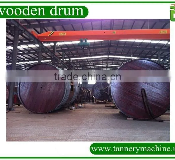 Supply Overloading Wooden Drum Soaking/Liming/Tanning photo-2