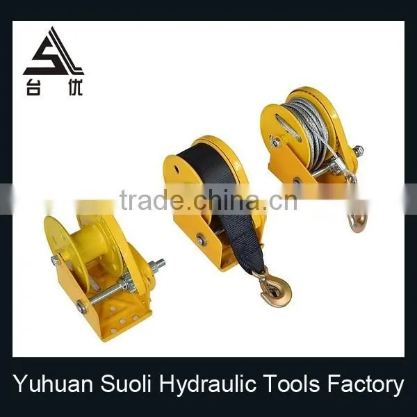 Manufacturing 1200lbs Galvanized Manual Ship Winch With Belt photo-6
