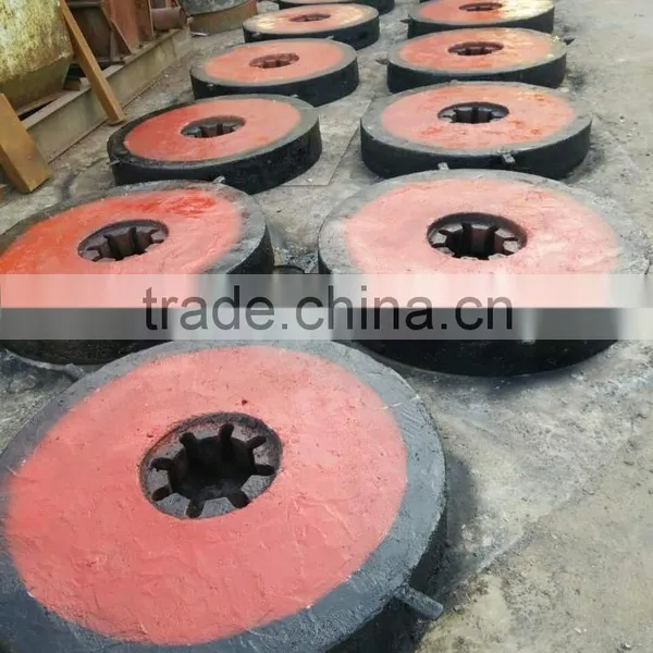 High Efficiency Wet Pan Mill for Grinding Gold Ore/iron Ore /lead&zinc Ore photo-2