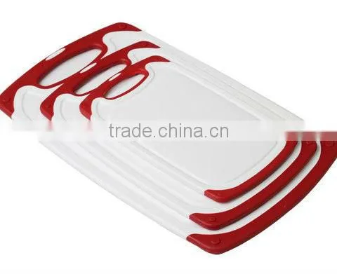 3 in 1 Set Antibacterial Non-slip Plastic Chopping Block photo-2
