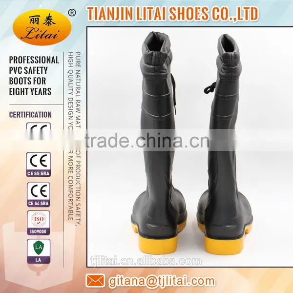 Cold -resistant Black Yellow Safety Boots,Winter Work Shoes photo-4