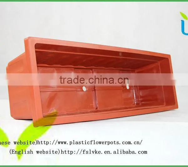 Rectangular Vertical Plastic Garden Planters and Flower Pots photo-3