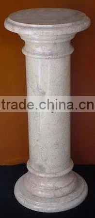 NATURAL COLOR SAHARA BEIGE MARBLE PEDESTALS photo-6