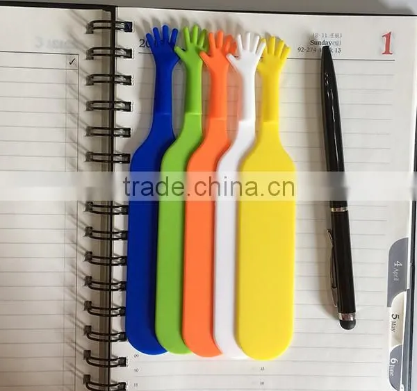 Best Promotion Gift With Cheap Price Palm Silicone Bookmarks photo-2