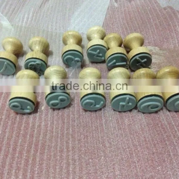 Custom Cheap Kids Education Wooden Engraving Stamp photo-3