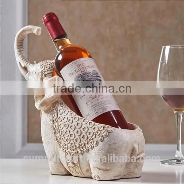 Wholesale Resin Elephant Animal Single Wine Bottle Holders photo-3
