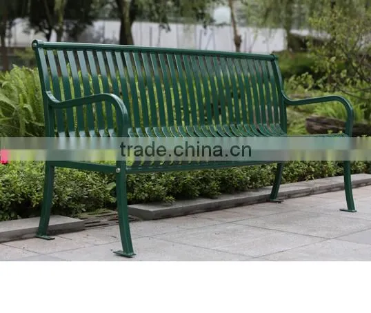Outdoor Park Wrought Iron Benches photo-4
