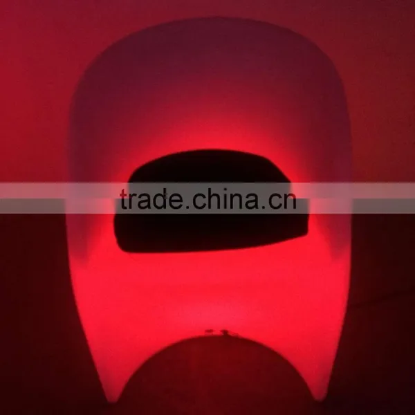 PE Material Durable Waterproof Led Light Chair/ Colorful Led Bar Funiture Restaurants Hotel Used Rechargeable Led Chair photo-4