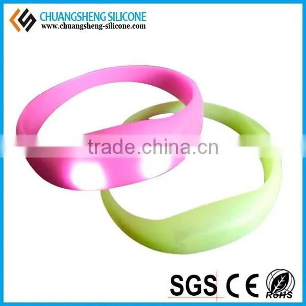 Shaking Sensing Led Light Silicon Bracelet, Led Silicon Bracelet photo-5