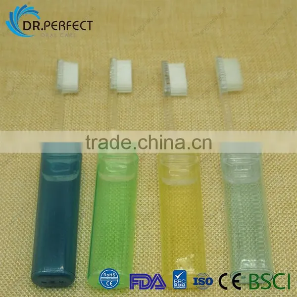 Plastic Tube Package Toothbrush Travel Set for Traveller Oral Care Products photo-2
