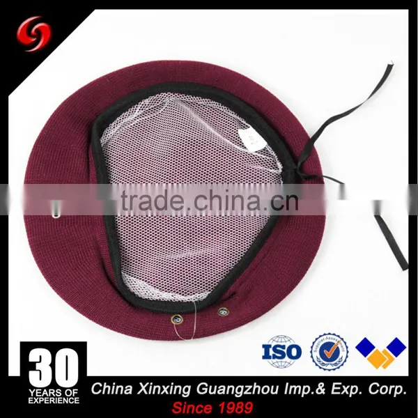 Custom Design 65-80 Grams 100% Wool Military Beret for Sale photo-6