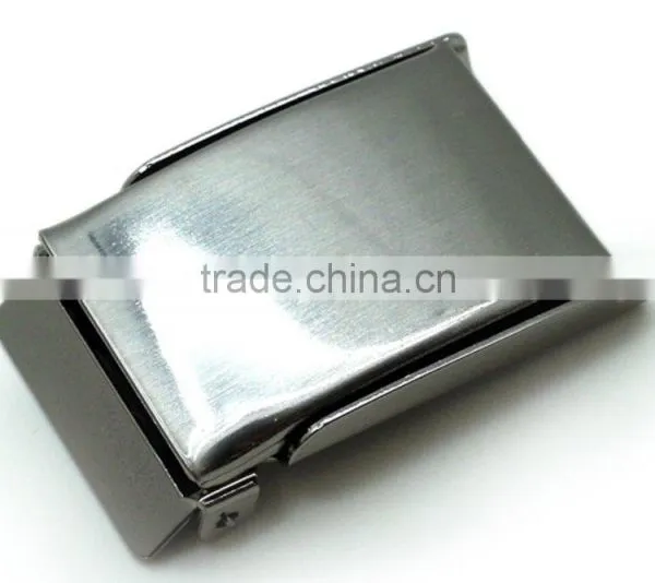 1-1/4" Flip Top Garment Cloth Metal Stamping Steel Military Buckle Nickel Plate With Tip photo-4
