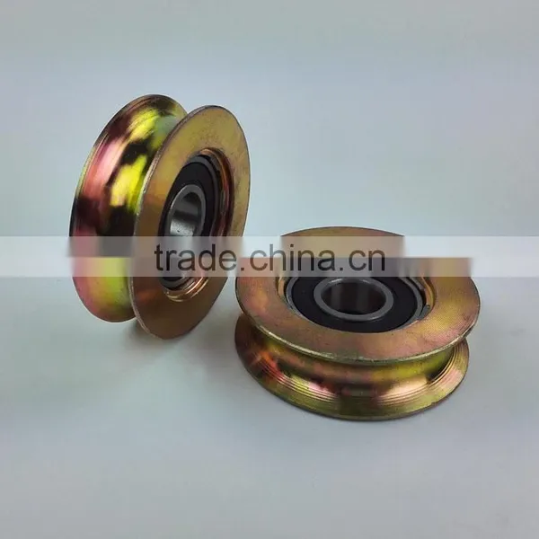 1.6 Inch Slidng u Groove Pulley Diameter 68mm Thickness 20mm Bearing 6203RS Groove "U" With M12x50 Bolt 820R photo-2