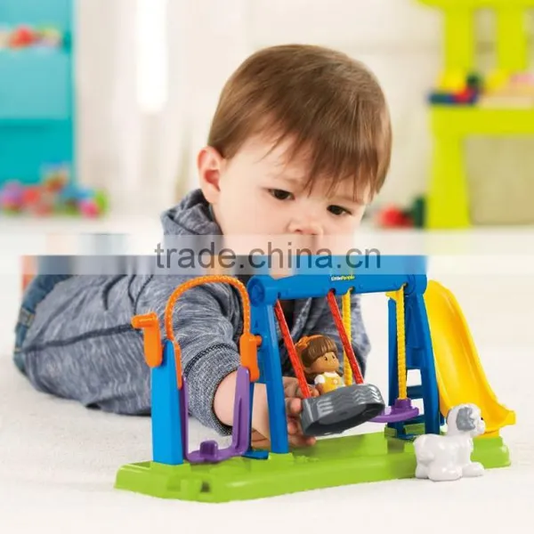Wholesale Cheap Plastic Kids Toy Promotional Gift Sweet Baby Swing&Slides Toy photo-6