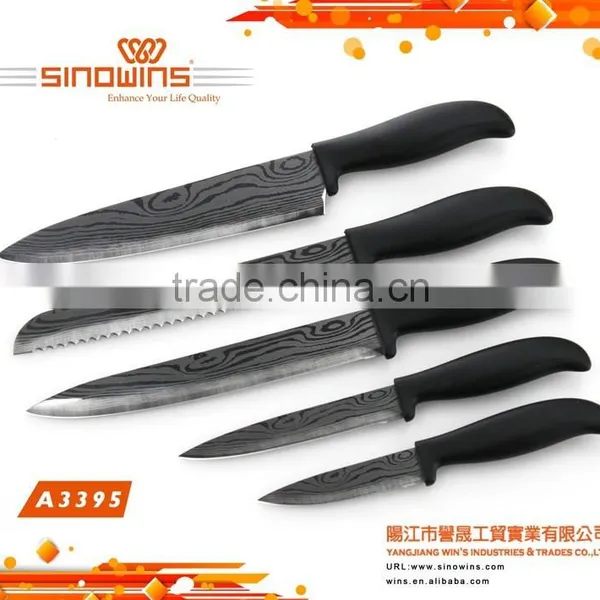 A3389 New Design Stainless Steel Kitchen Knife Set With Non-stick Coated photo-6